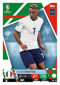 Davide Frattesi Italy Topps Match Attax EURO 2024 #ITA13